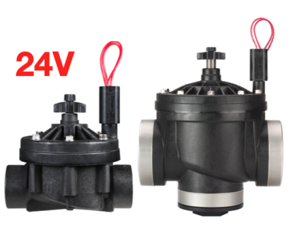Hunter ICV 1", 1 1/2", 2", 3" Magnetventil 24V AC Filtersystem & Durchflussregulierung / Ventil zur Bewässerung: Innengewinde -​​ versch. Größen